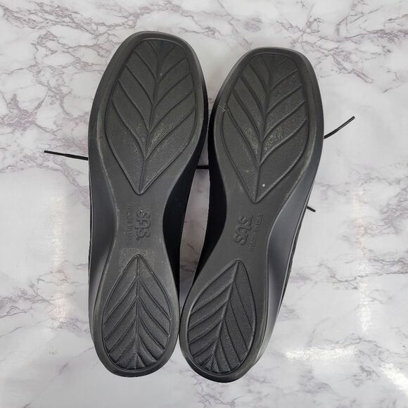 SAS Petra Lace Up Loafer in Black Charcoal Nubuck Leather Women's Size 8.5N - Picture 10 of 10
